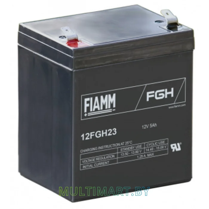 Аккумулятор для ИБП FIAMM 12FGH23 (12В/5 А·ч)